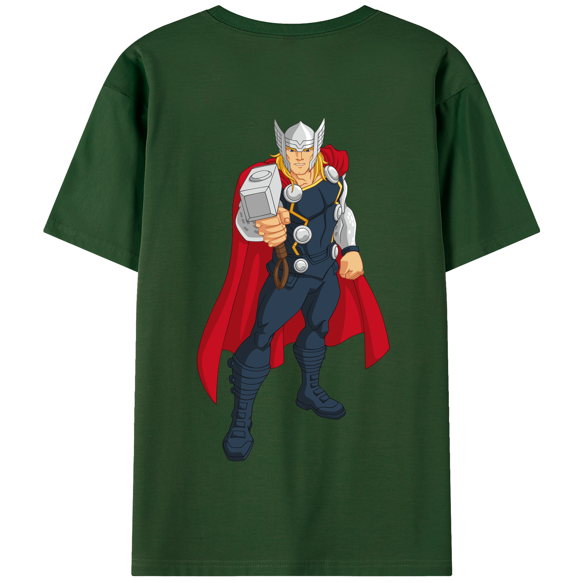 （画像用） アベンジャーズ The Avengers 綿100％半袖Tシャツ（背面プリント）